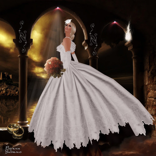Bliss Couture Flapper Wedding Gown