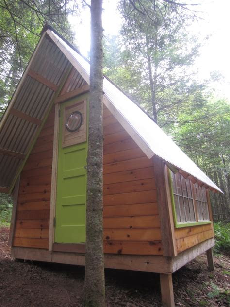 diy micro cabin   woods   build