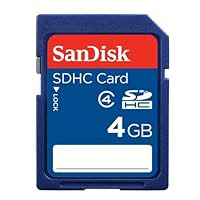 SanDisk 4 GB Class 4 SDHC Flash Memory Card SDSDB-004G-AFFP