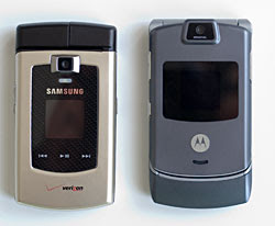 RAZR and Samsung u740