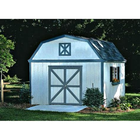 handy home sequoia  wood storage shed  floor