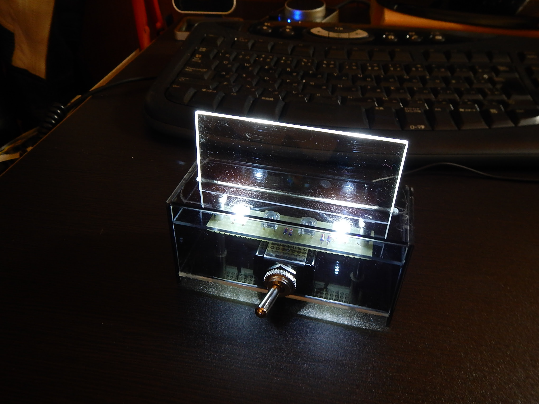 自作ledアクリルスタンド