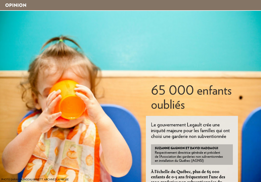 Garderies 65 000 Enfants Oublies La Presse