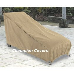 Amazon.com: Champion Patio Chaise Lounge Cover Taupe: Patio, Lawn ...