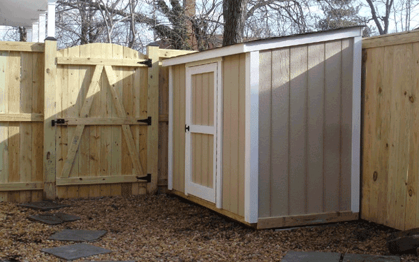 Lean to Roof and Under Deck Sheds | Affordable Sheds Company