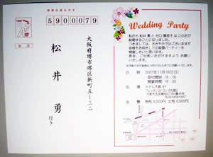 結婚式二次会招待状 専門店 往復はがき はこんな方に最適です