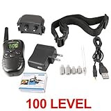998DR Rechargeable LCD Shock Vibra Remote Control Dog Training Collar