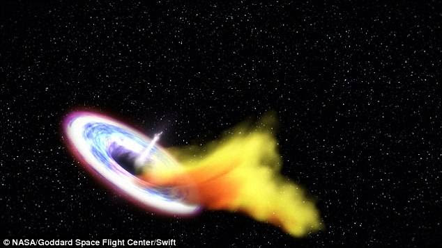 El agujero negro yace en lo que es el centro de la galaxia PGC 43234, a 300 millones de años luz de la Tierra.