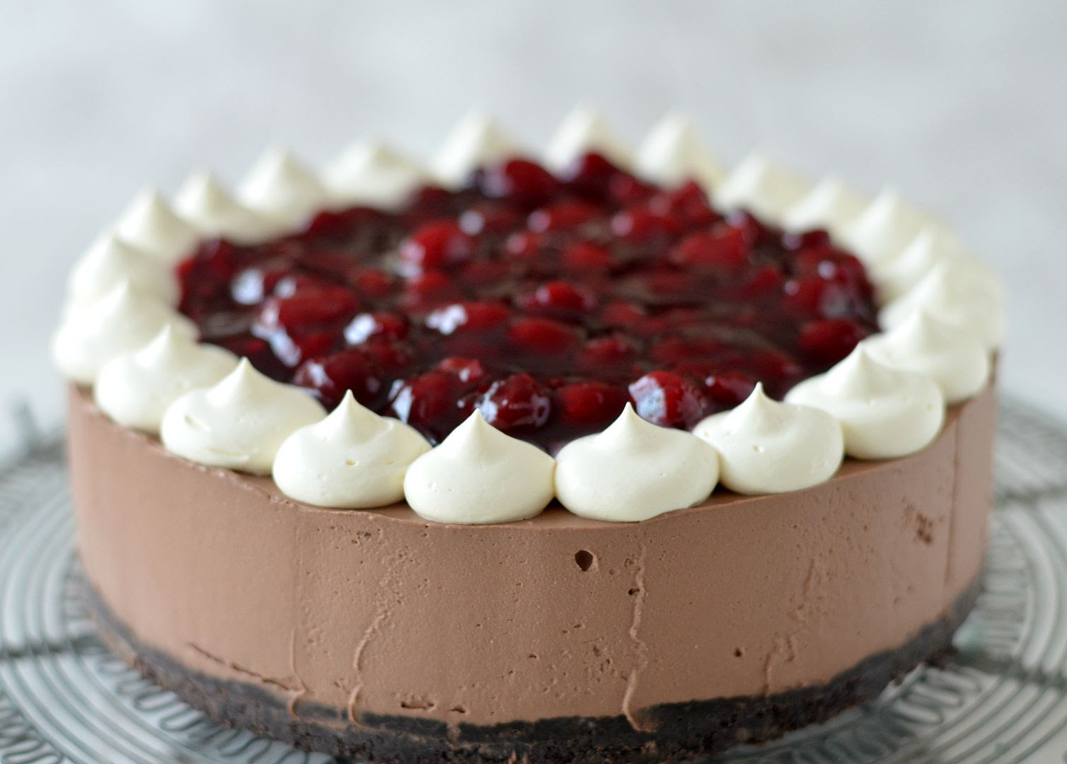 Berry Chocolate Cheesecake