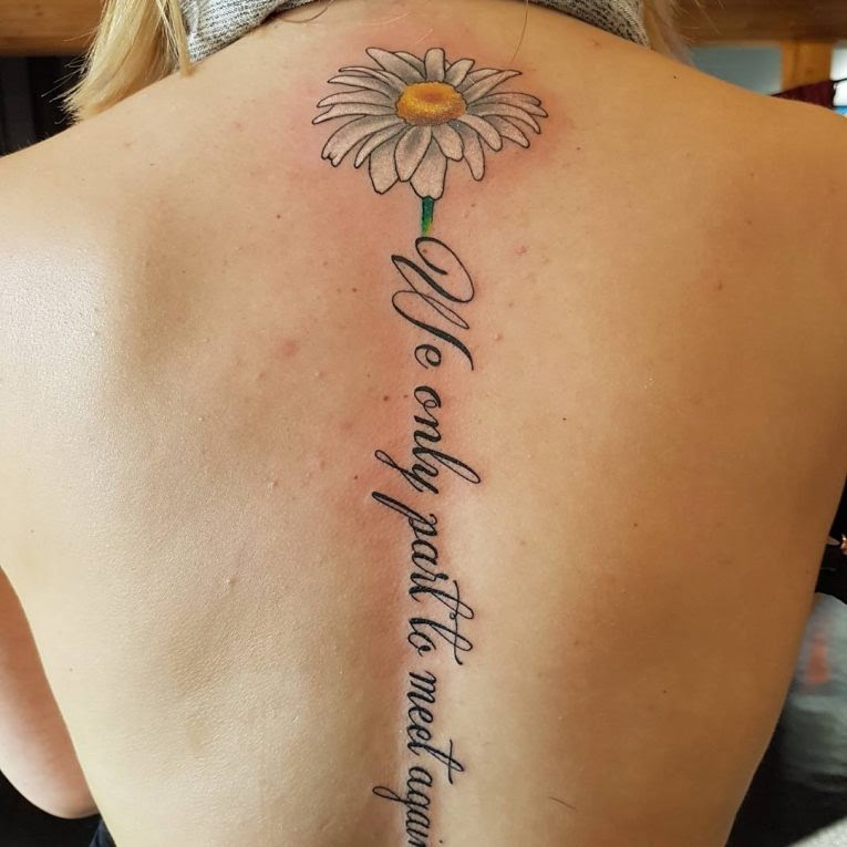 spine tattoos for women quotes