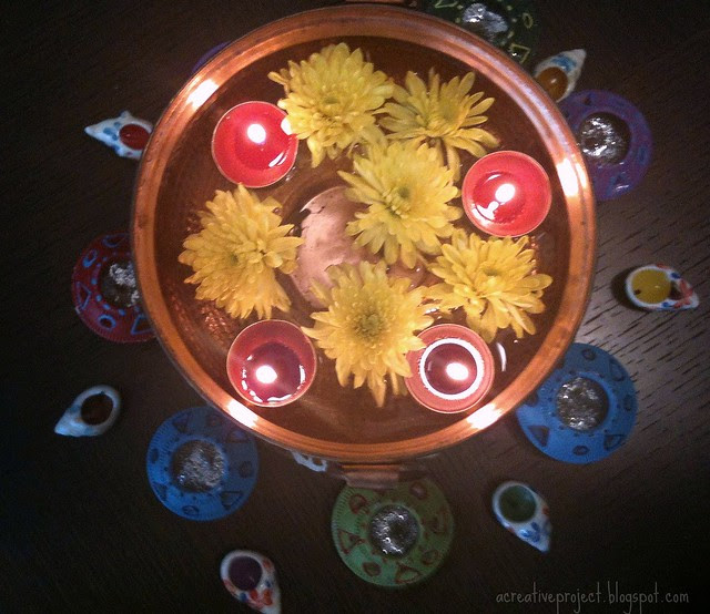Diwali centerpiece