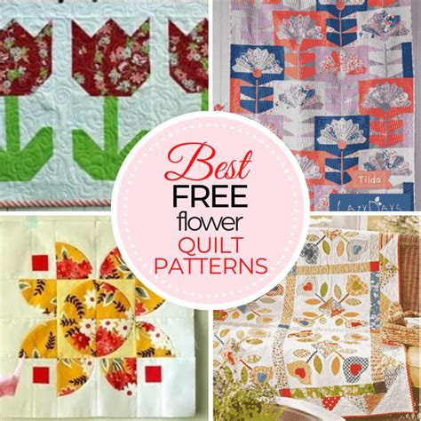 30's or 40's grandma's flower garden quilt. flower quilt patterns 14 of the best treasurie