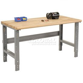 60 X 30 Ash Work Bench- Adjustable Height - 1 3/4