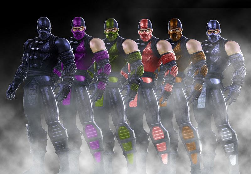 mortal kombat 9 reptile wallpaper. Mortal Kombat 9 Sub Zero And