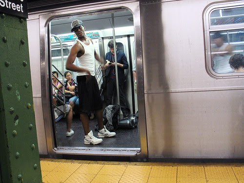 Subway performer
