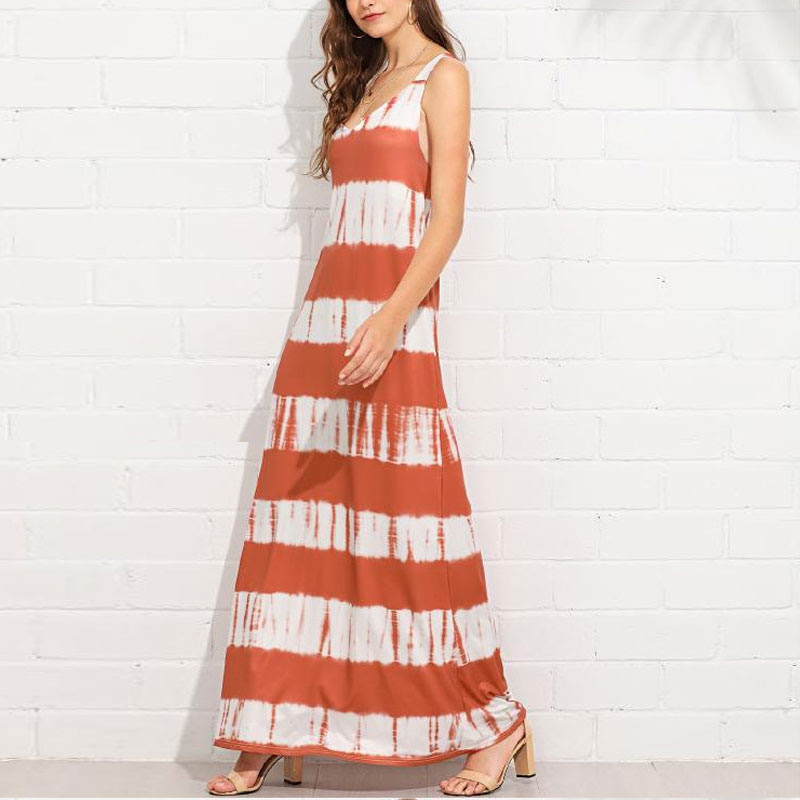 round neck basic plain maxi dress