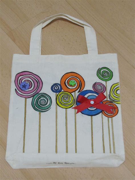 hand painted bag craft work pinterest bag fabric
