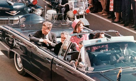 John F Kennedy in Dallas in 1963.