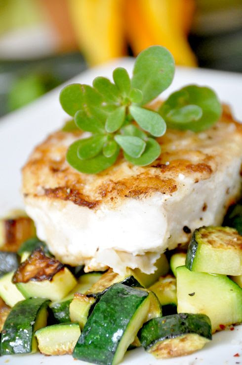 Dos De Cabillaud Sur Lit De Courgettes Recette Dietetique La