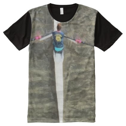 Rowing on the river All-Over-Print T-Shirt