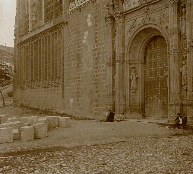 Monasterio de San Juan de los Reyes en 1915. Fotografía de Luis Calandre Ibáñez
