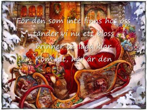 Julen är här (med text) - YouTube
