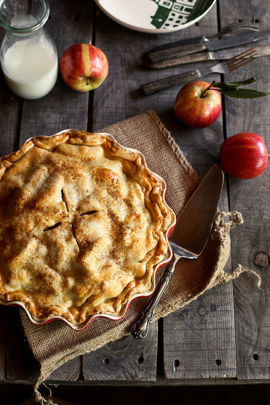 Cider Caramel Apple Pie