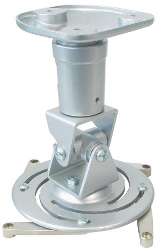  My Wall H16-1L Support de plafond inclinable et pivotant pour projecteur charge max. 15 kg Argenté