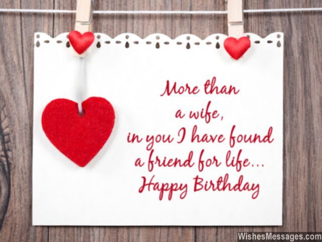 Birthday Wishes for Wife: Quotes and Messages â WishesMessages.com
