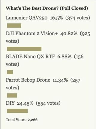 Most Popular Drone: DJI Phantom 2 Vision+