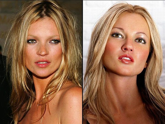 Real Celebrities and the Wax Figures (49 pics) Real Celebrities and the Wax Figures (49 pics)