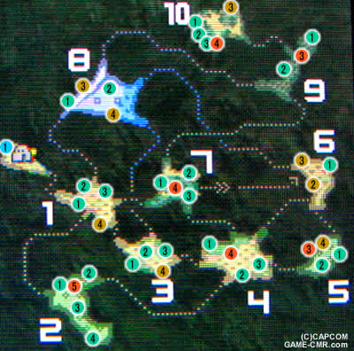 水没林 マップ Mh3g攻略 モンスターハンター3g攻略 Game Cmr Com