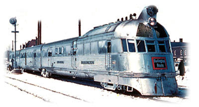 Trem streamliner Zephyr