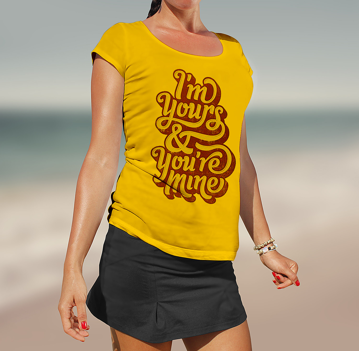 Download Free Girl T-Shirt Mockup - Graphic Google - Tasty Graphic ...