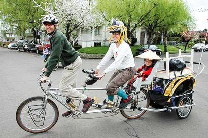 best selling kids bikes on ... /child-seat/trailer combo to participate in a bike move last summer
