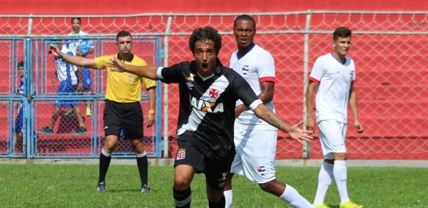 Hugo Borges marcou dois gols na vitória do Vasco por 3 a 1 sobre o Nacional 