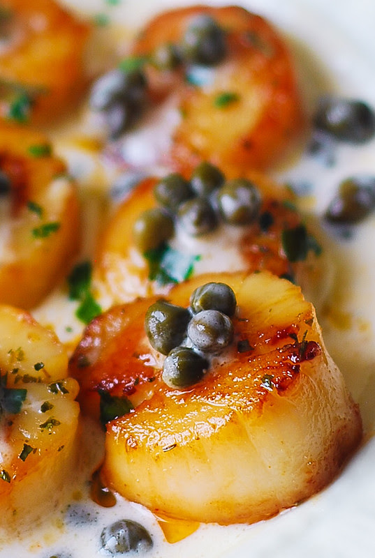 how to make perfectly seared scallops, how to cook scallops, seafood recipe, best scallop recipe