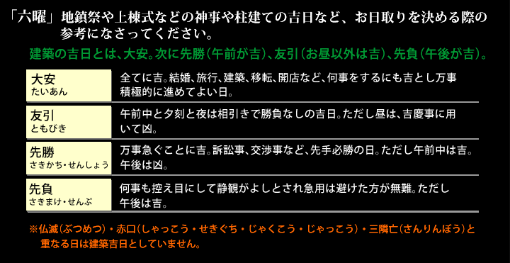 11年 建築吉日カレンダー 地鎮祭 上棟式のご計画にご活用ください