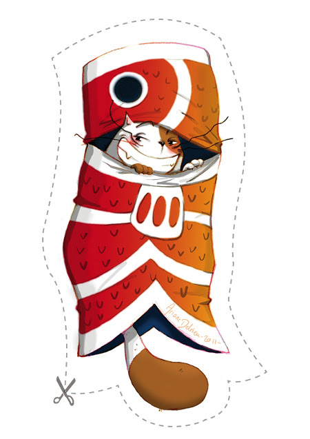 Image : Poisson-chat d'avril d'Ariane Delrieu