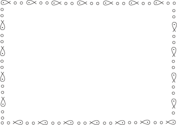 飾り枠 ライン 無料イラスト素材 夏