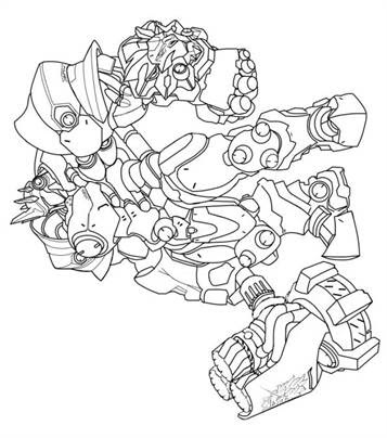 Kids N Funcom 30 Coloring Pages Of Overwatch