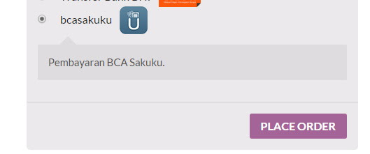 BCA SAkuku Payment Option