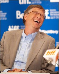 Bill Gates at the press conference for “Waiting for Superman.”