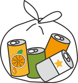 資源ごみイラスト 無料素材