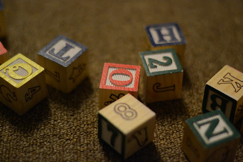 Children's Blocks - Nikon D3100 @ ISO 1600