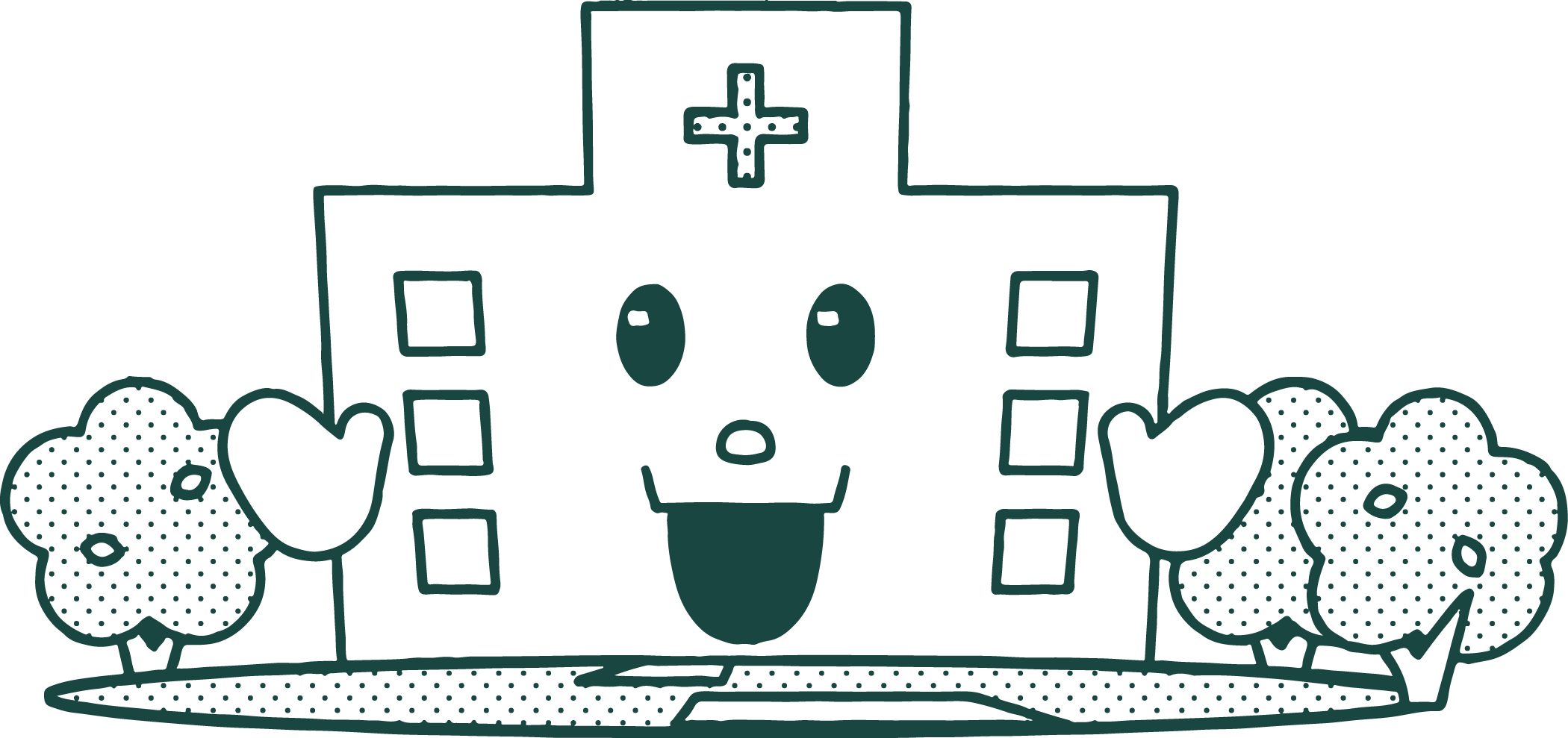 病院イラスト 病院 クリニック 診療所 医院 可愛い無料イラスト素材集