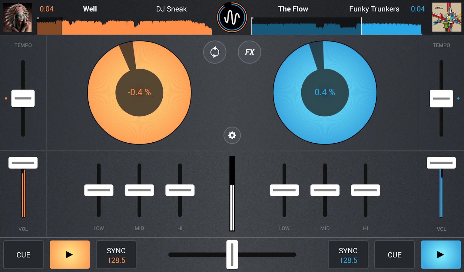 Cross DJ - screenshot