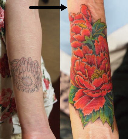 桜丘梵天カバーアップ タッチアップ