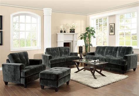 hurley sofa  coaster  charcoal fabric woptions