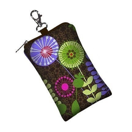 Gadget Keeper - padded case for  iPhone 3G,  iPod Touch,   Blackberry,  MP3 Player,   Camera, etc  - Pods N Posies